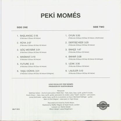 Peki Momés – Peki Momés (LP, Mocambo, 2025) back cover