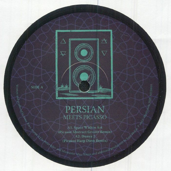 Persian Meets Picasso – Dubplate #10 (12", Mysticisms, 2026) Front Cover