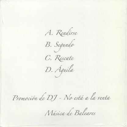 Pete Blaker – Musica De Baleares (2x12", double, Musica De Baleares, 2026) Back Cover
