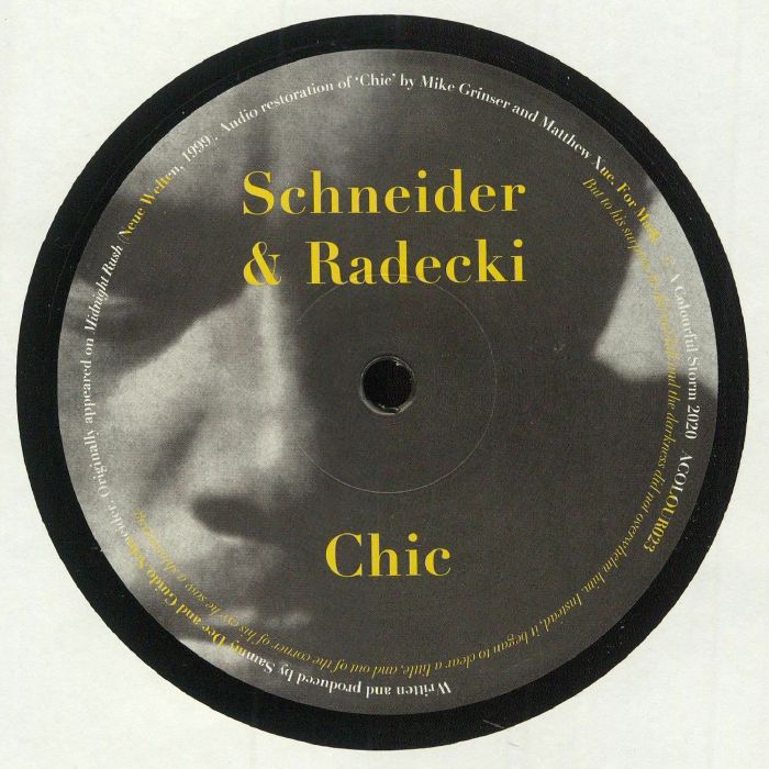 Peter Elflein / Schneider & Radecki – S V1 (12", A Colourful Storm, 2020) Back Cover