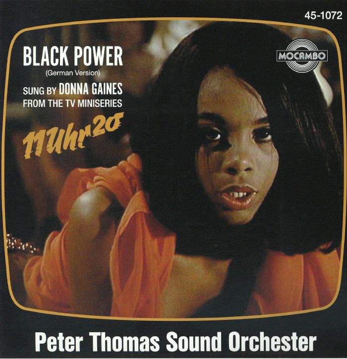 Peter Thomas Sound Orchester – Black Power / Vergiss Mich, Wenn Du Kannst (7", Mocambo, 2026) Front Cover