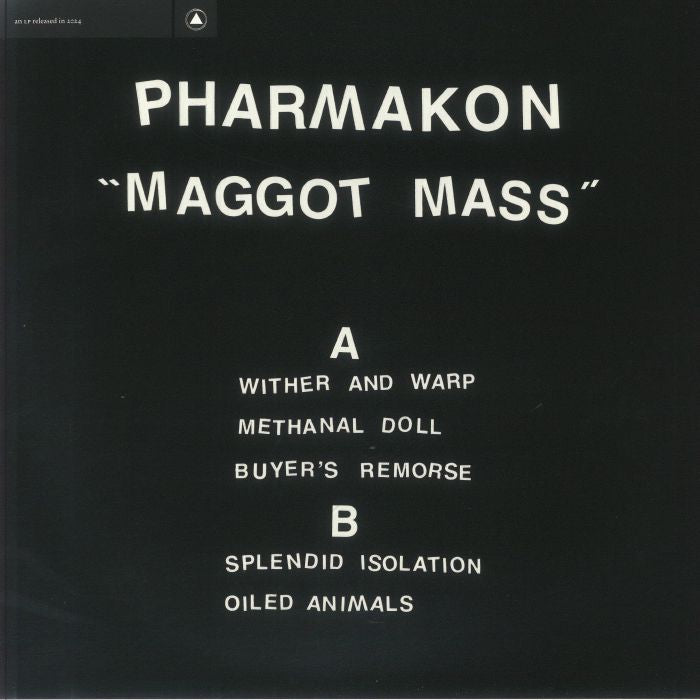 Pharmakon – Maggot Mass (LP, Sacred Bones Records, 2024) Back Cover
