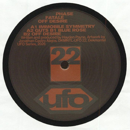 Phase Fatale – Off Desire (12", Dekmantel, 2026) Front Cover