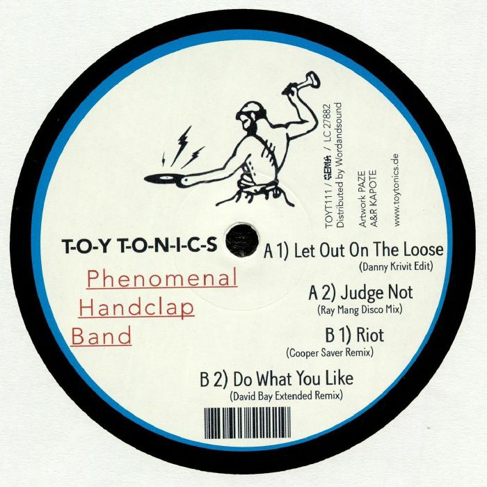 Phenomenal Handclap Band – PHB Remix EP (12", Toy Tonics, 2020) Back Cover