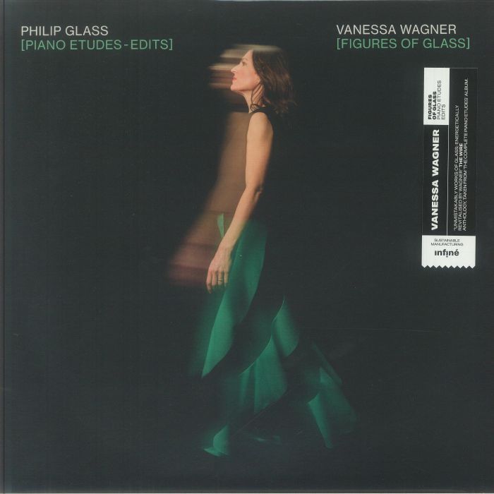 Philip Glass Vanessa Wagner – Piano Etudes - Edits / Figures Of Glass (LP, Infiné, 2026) Front Cover