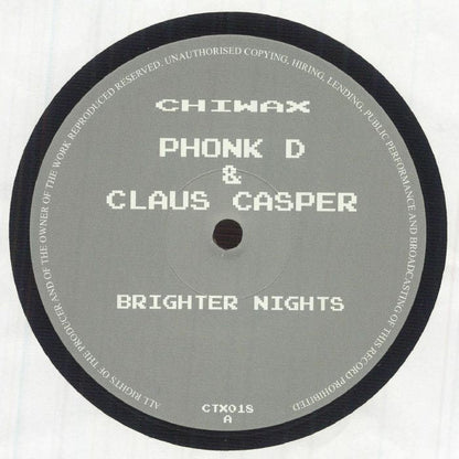 Phonk D & Claus Casper – Brighter Nights (12", Chiwax, 2026) Front Cover