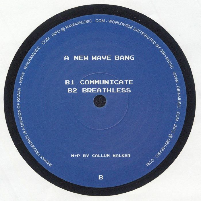 Phresh N Low – New Wave Bang EP (12", Rawax Treasures, 2025) Back Cover