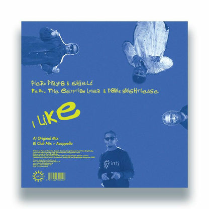 Piero Pirupa / Shield feat The Egyptian Lover / Paris Brightledge – I Like (12", Rebirth, 2026) Back Cover