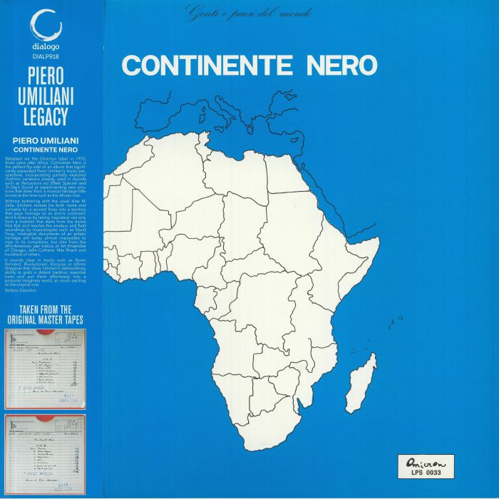 Piero Umiliani – Continente Nero (LP, Dialogo, 2021) Front Cover