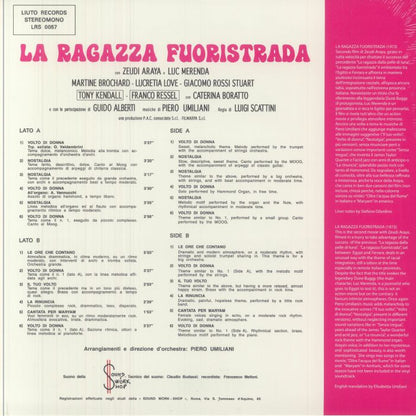 Piero Umiliani – La Ragazza Fuoristrada (LP, Schema, 2021) back cover