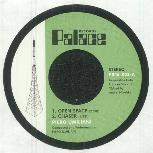 Piero Umiliani – Open Space (7", Palace Records, 2025) front cover