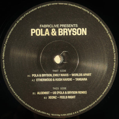 Pola & Bryson – Fabriclive Presents Pola & Bryson (2xLP, Fabric, 2025) image 05