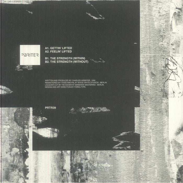 Presence aka Charles Webster – The Strength (reissue) (12", Pariter, 2026) Back Cover