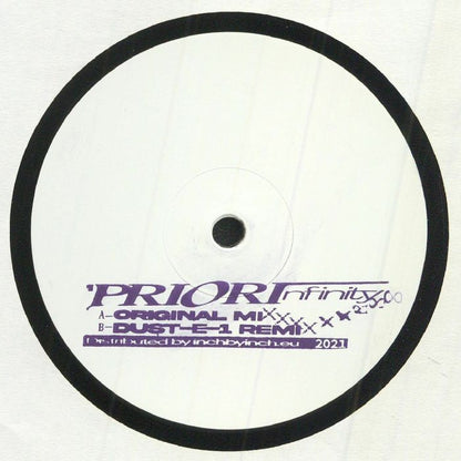 Priori – Infinity (12", Not On Label (Priori Self-released), 2021) front cover
