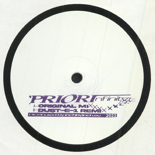 Priori – Infinity (12", Not On Label (Priori Self-released), 2021) front cover