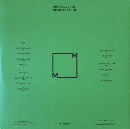 Priscilla Ermel – Origens Da Luz (2xLP, Gatefold, Music From Memory, 2020) Back Cover