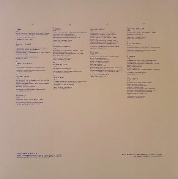 Priscilla Ermel – Origens Da Luz (2xLP, Gatefold, Music From Memory, 2020) Image 6