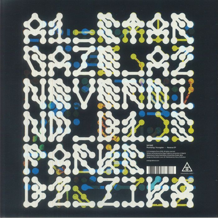 Promising/Youngster – Navaras EP (12", Clear, Analogical Force, 2026) Back Cover