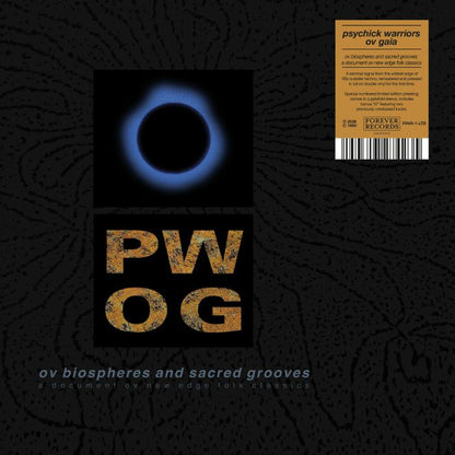 Psychick Warriors Ov Gaia – Ov Biospheres & Sacred Grooves: A Document Ov New Edge Folk Classics (3xLP, limited, Forever, 2026) Front Cover