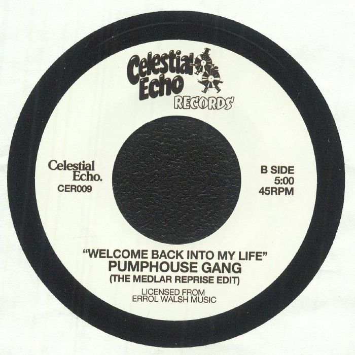 Pumphouse Gang – Welcome Back Into My Life (7", Celestial Echo, 2026) Back Cover