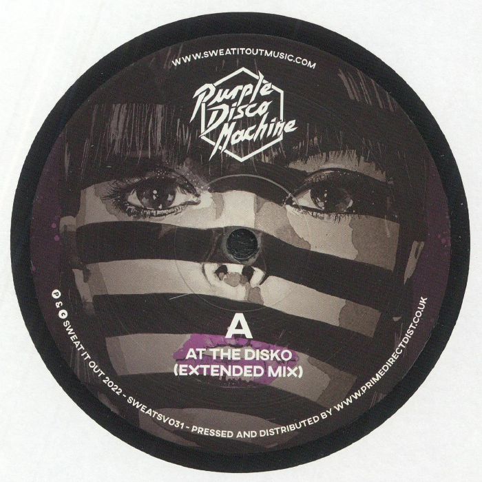 Purple Disco Machine – At The Disko / Don’t Stop (12", Sweat It Out!, 2025) front cover