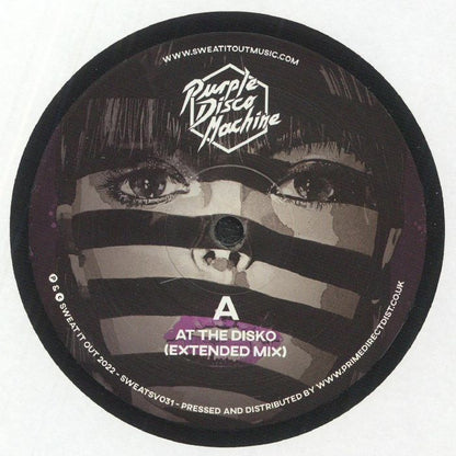 Purple Disco Machine – At The Disko / Don’t Stop (12", Sweat It Out!, 2025) front cover
