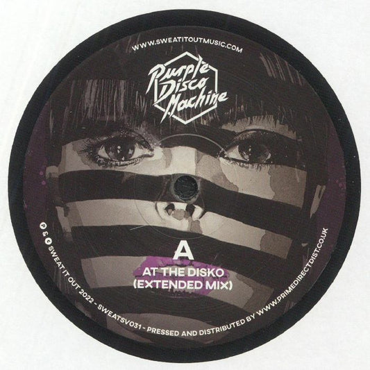 Purple Disco Machine – At The Disko / Don’t Stop (12", Sweat It Out!, 2025) front cover