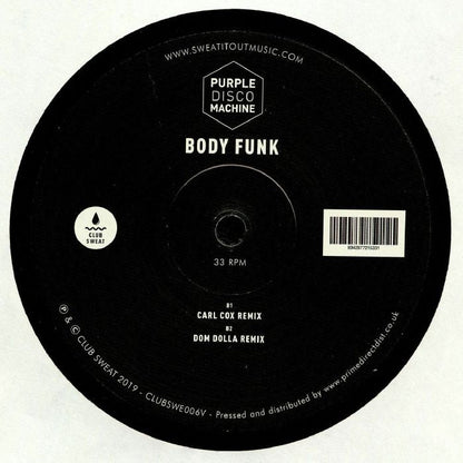 Purple Disco Machine – Body Funk (12", Club Sweat, 2025) back cover