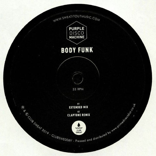 Purple Disco Machine – Body Funk (12", Club Sweat, 2025) front cover