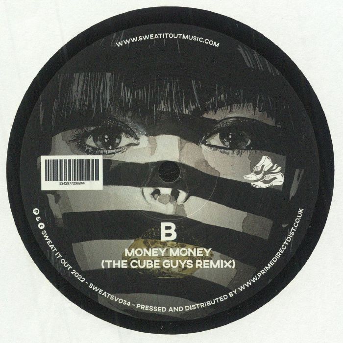 Purple Disco Machine – Hands To The Sky / Money Money (Remixes) (12", Sweat It Out!, 2025) back cover