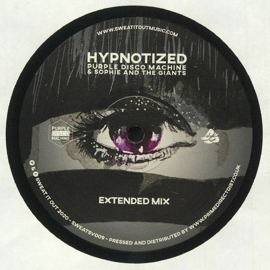 Purple Disco Machine & Sophie And The Giants – Hypnotized (12", Sweat It Out!, 2020) Front Cover