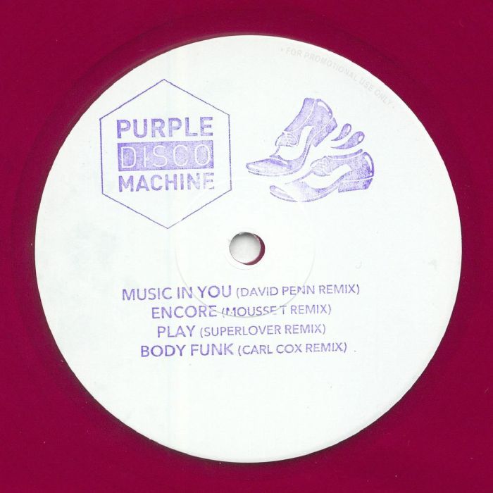 Purple Disco Machine – Soulmatic Remixes (12", Purple, Sweat It Out!, 2025) front cover