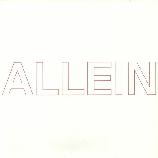 Quarks – Allein (12", hello, goodbye, 2026) Front Cover