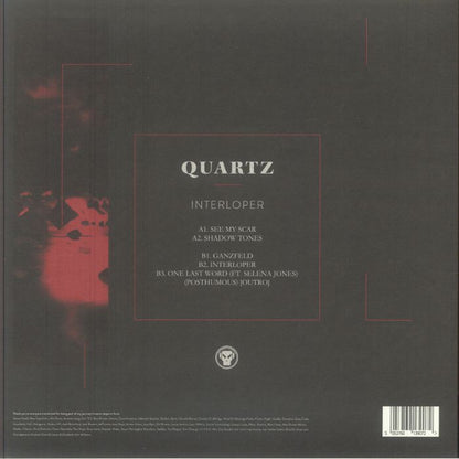 Quartz – Interloper (12", Metalheadz, 2025) Back Cover
