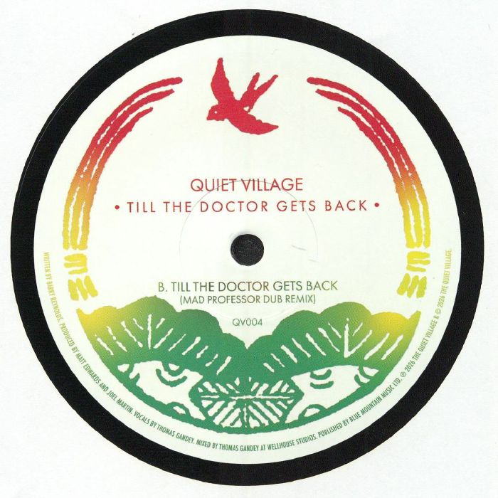 Quiet Village – Till The Doctor Gets Back (12", The Quiet Village, 2026) Back Cover