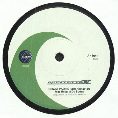 Quintetto X – Senza Paura (remastered) (7", Schema, 2026) Front Cover