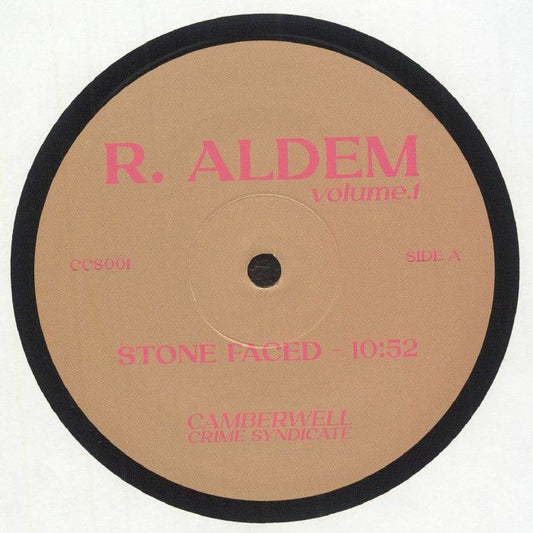 R. Aldem – Volume 1 (12", Camberwell Crime Syndicate, 2025) Front Cover