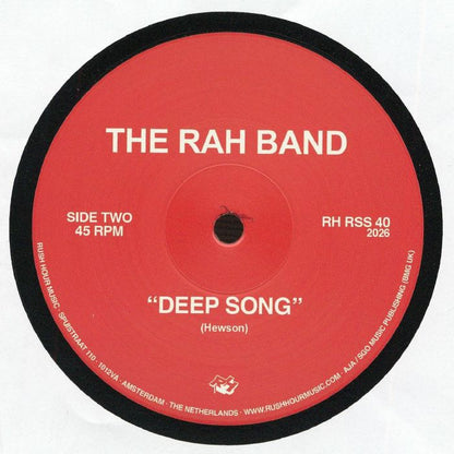 RAH Band – Rising Star / Deep Song (12", Rush Hour, 2026) Back Cover