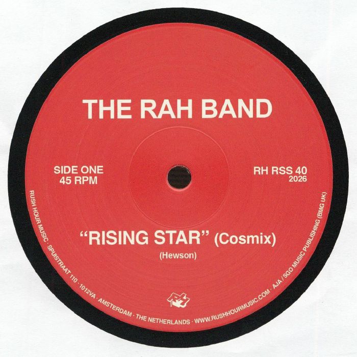 RAH Band – Rising Star / Deep Song (12", Rush Hour, 2026) Front Cover