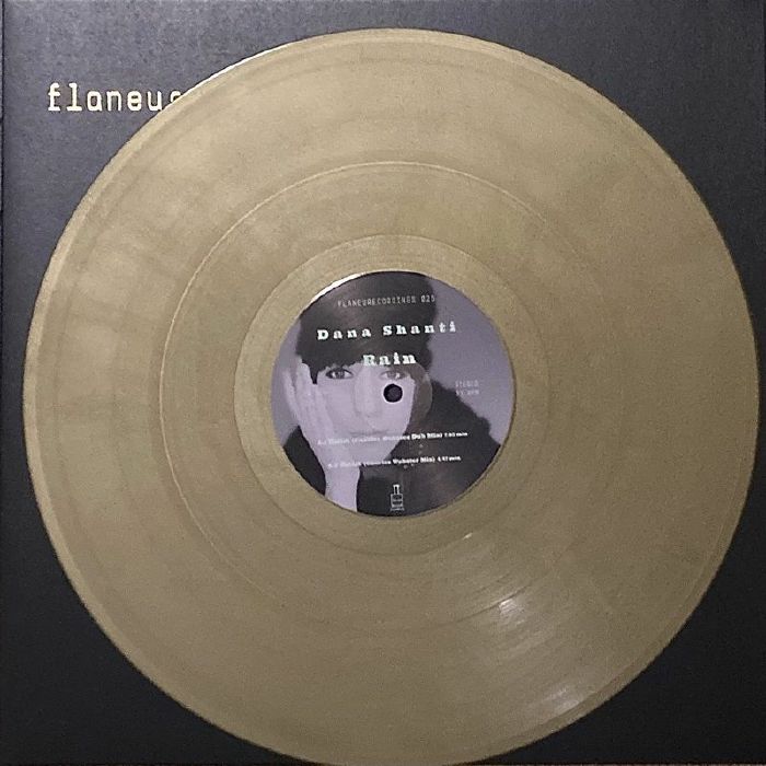 Dana Shanti – Rain (12", Gold, Flaneurecordings, 2025) Front Cover