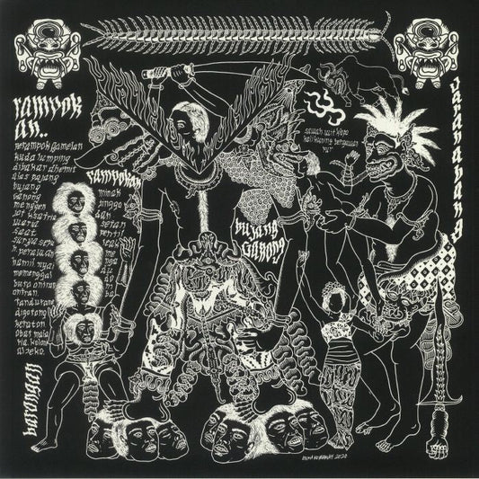 Raja Kirik – Rampokan (2xLP, Red, Nyege Nyege Tapes, 2021) Front Cover