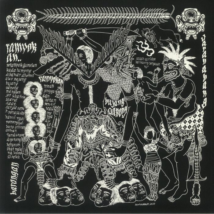 Raja Kirik – Rampokan (2xLP, White, Nyege Nyege Tapes, 2021) Front Cover
