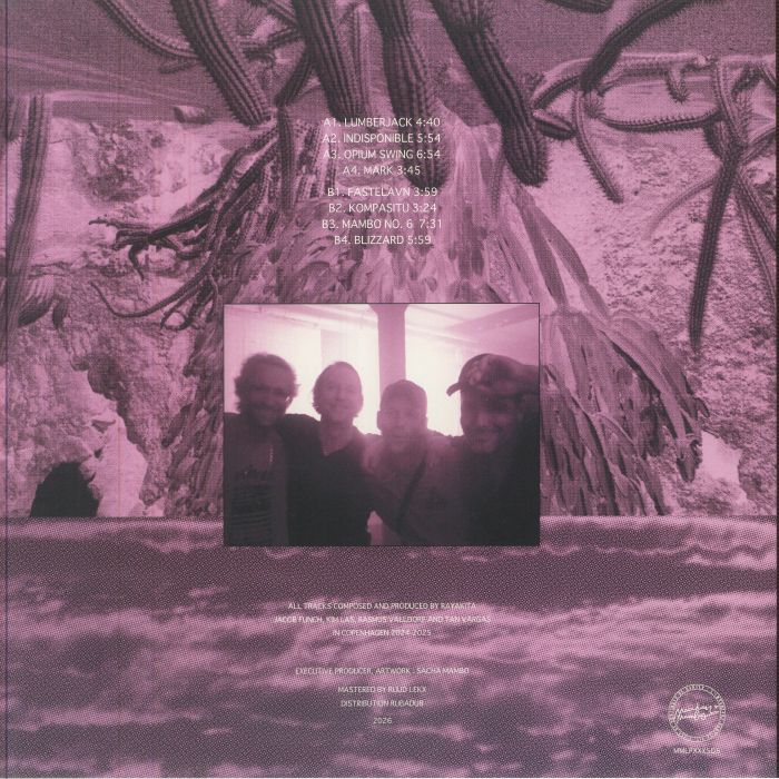 Rayakita – Rayakita (LP, Macadam Mambo, 2026) Back Cover