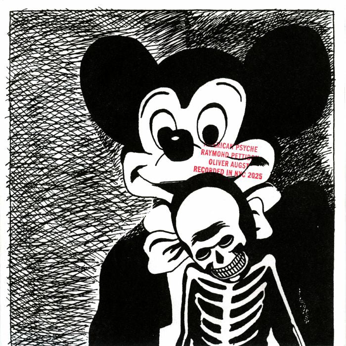 Raymond Pettibon Oliver Augst – American Psyche (7", Squama, 2026) Front Cover