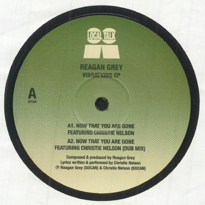 Reagan Grey – Vibrations EP (12", Local Talk, 2025) front cover