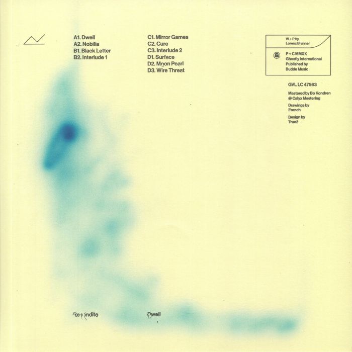 Recondite – Dwell (2xLP, Ghostly International, 2020) Back Cover