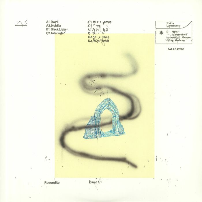 Recondite – Dwell (2xLP, Ghostly International, 2020) Front Cover