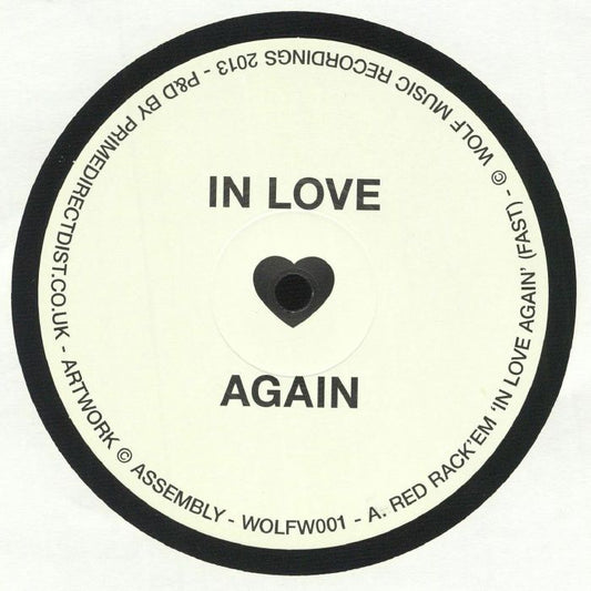 Red Rack'Em – In Love Again  (12", Wolf Music Recordings, 2020) Front Cover