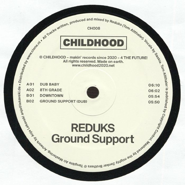 Reduks – Ground Support (12", CHILDHOOD, 2026) Front Cover