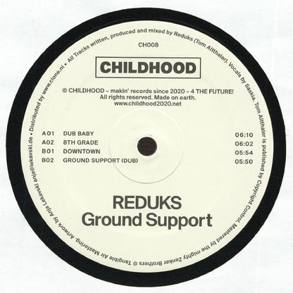 Reduks – Ground Support (12", CHILDHOOD, 2026) Front Cover